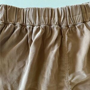 Elizabeth Suzann Silk Shorts Brown Silk M